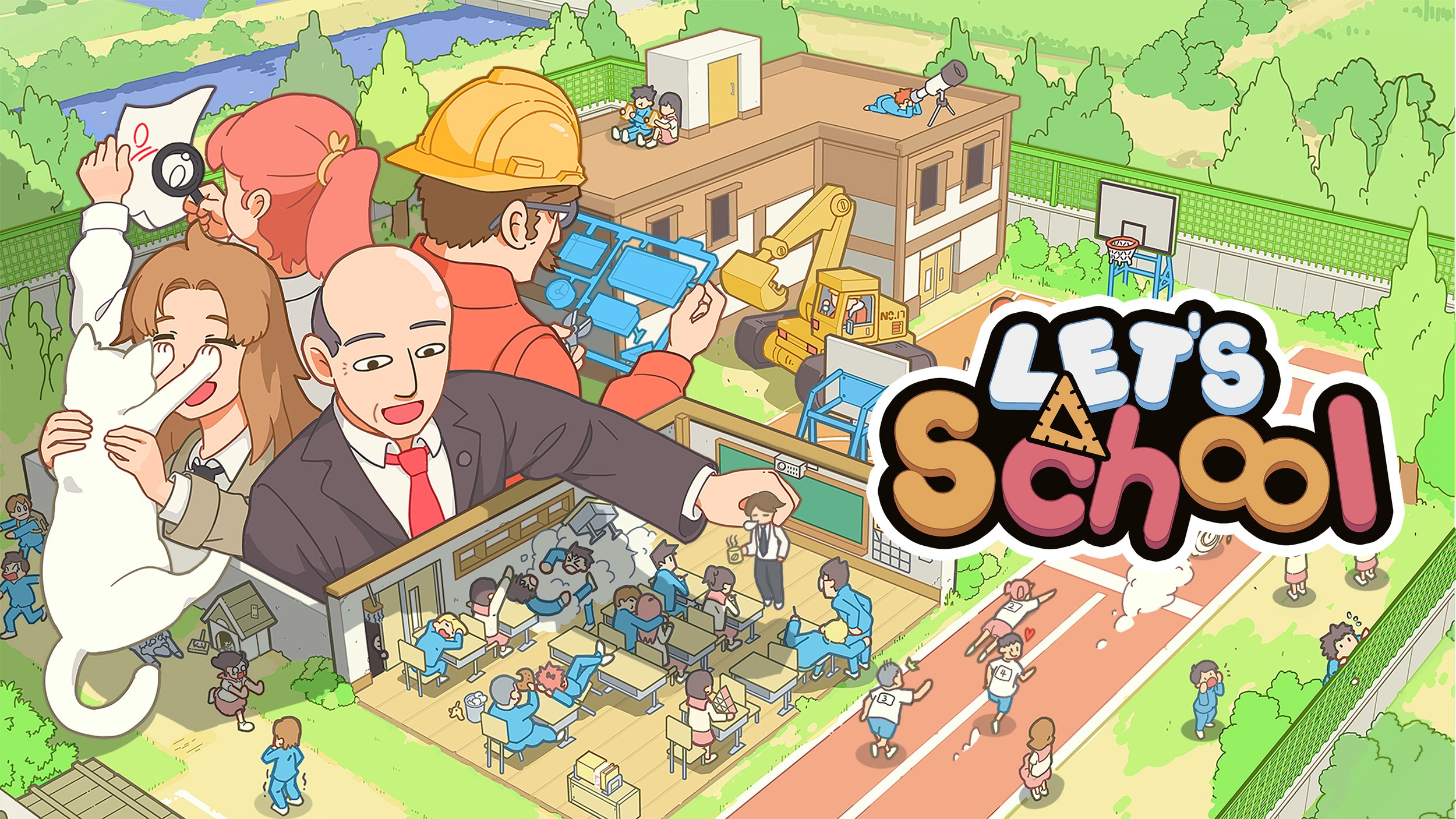 Let's School バナー